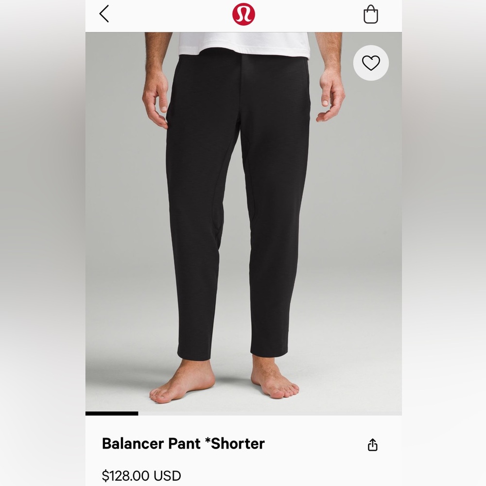 Lululemon Balancer Pants *Shorter